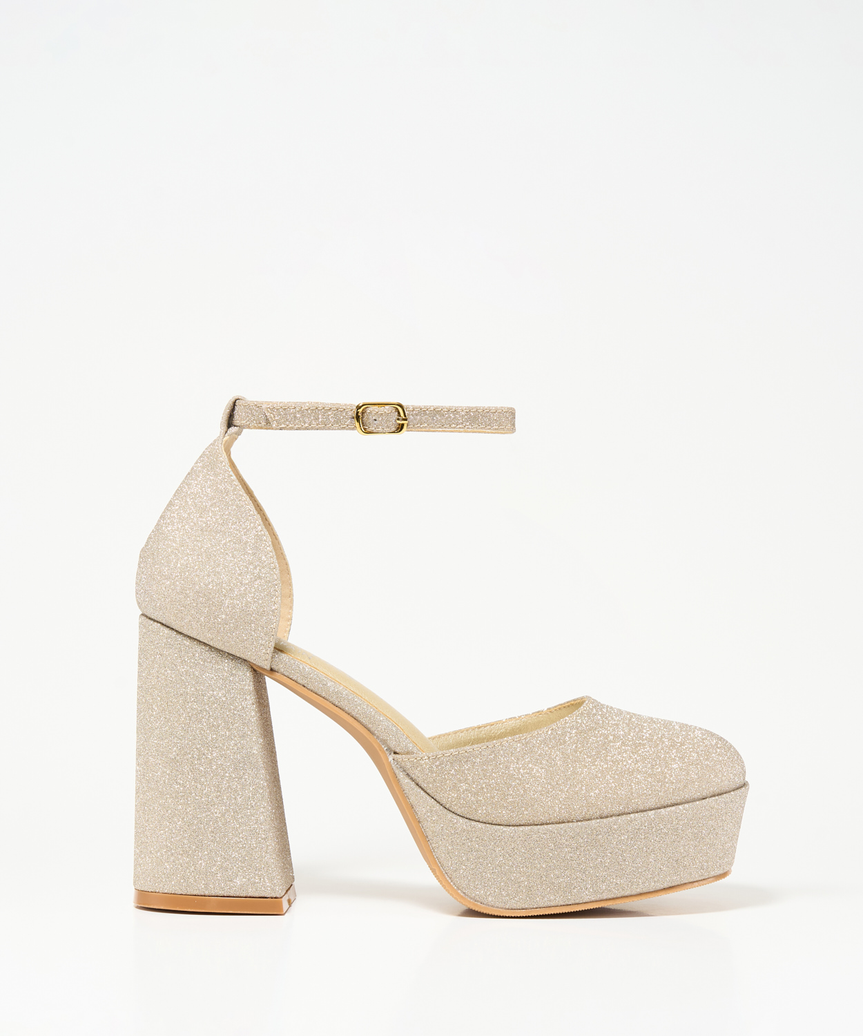 Zapatos plataforma glitter pulsera image number null